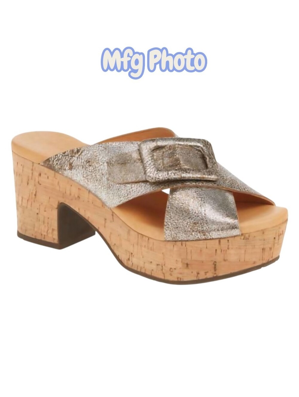 Chocolat Blu Galaxy Criss Cross Platform Slide Sandal, Womens 9